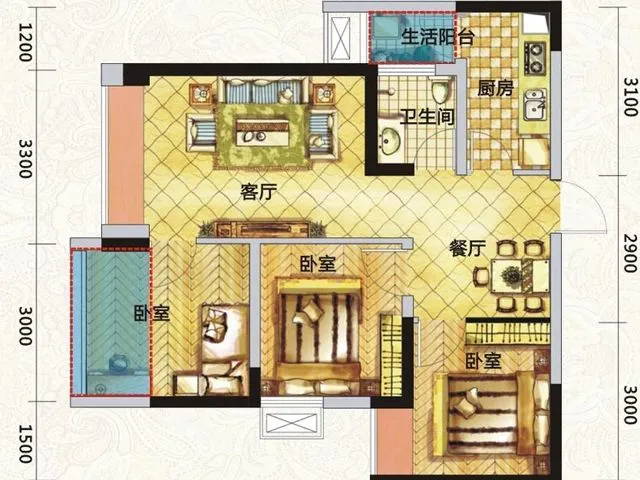 成都中国水电美立方户型介绍