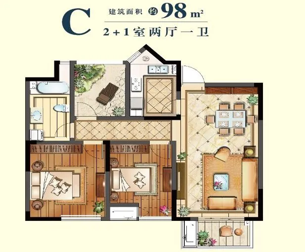 苏州虹锦湾项目户型介绍