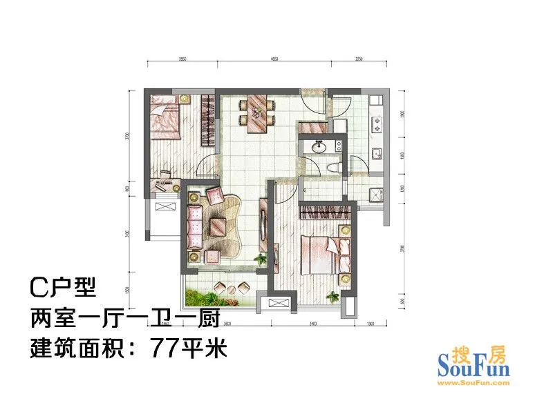 西安中海城户型介绍