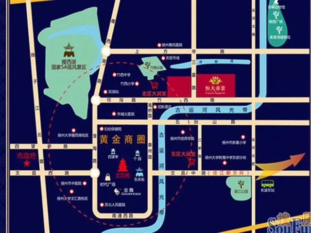 扬州恒大帝景户型介绍