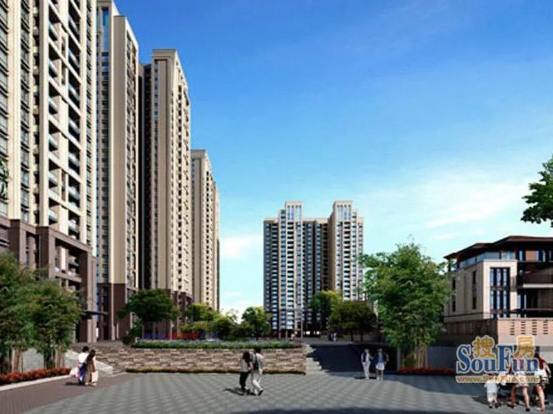 深圳仁恒峦山美地园林实景