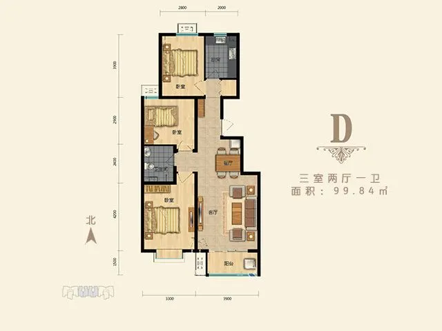石家庄十里洋房户型介绍