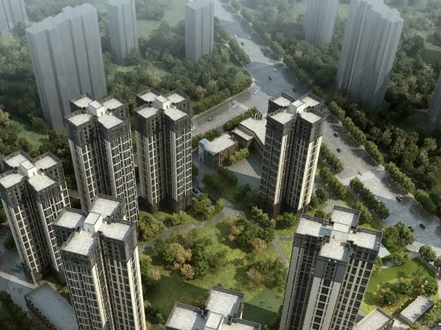 成都万科金色城品园林实景介绍