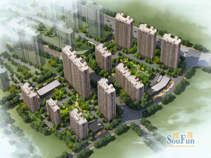 南京启迪方洲园林实景