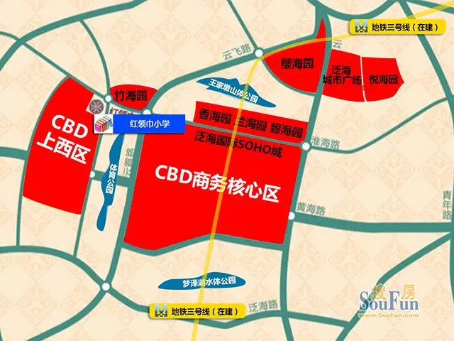 武汉泛海国际竹海园项目区域交通介绍