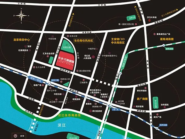 武汉天宇万象国际区域交通介绍