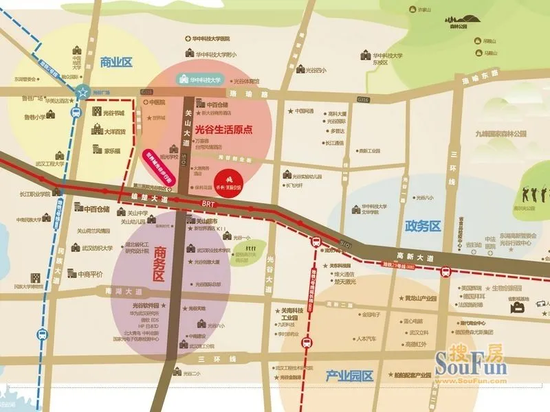 武汉保利茉莉公馆区域交通介绍