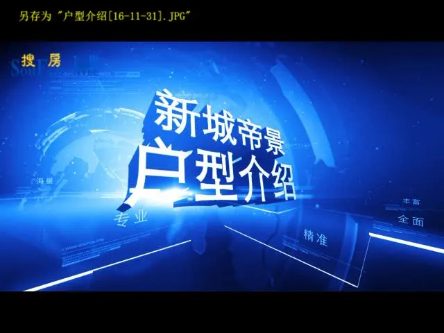 新城帝景 户型介绍