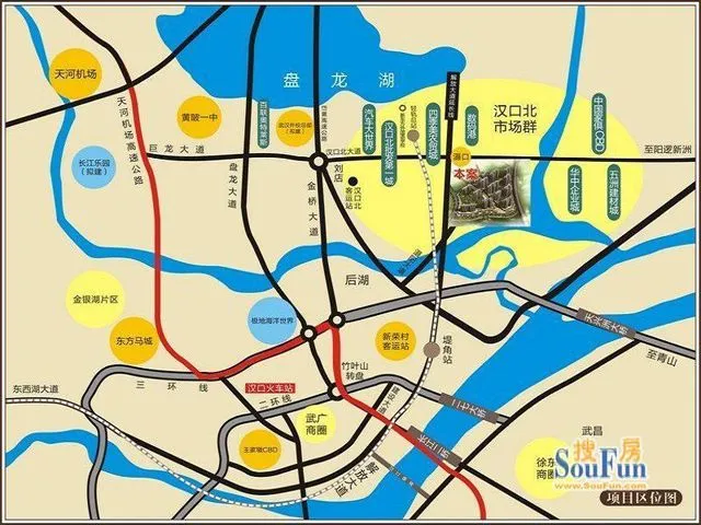 武汉滠水春晓项目区域交通介绍