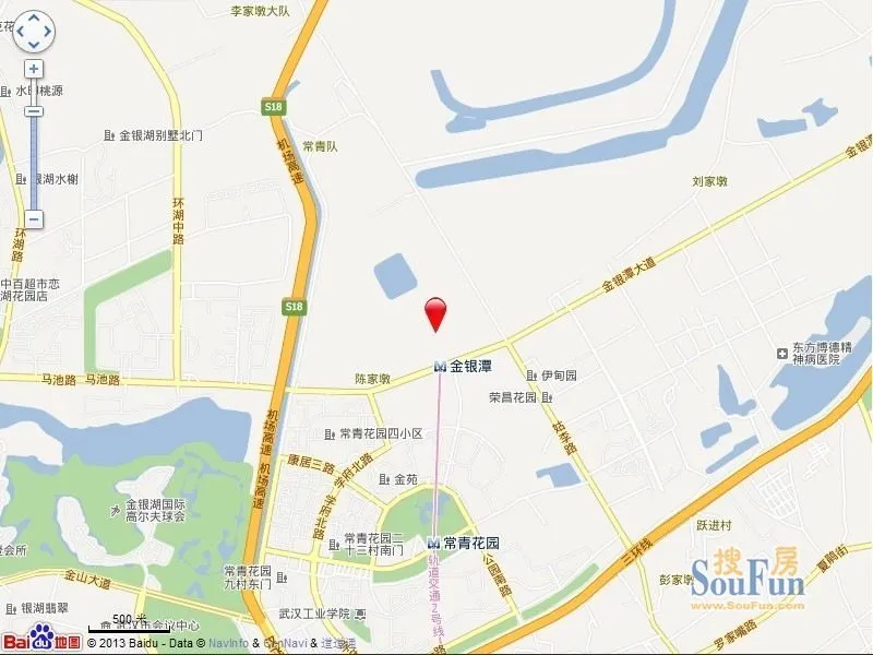 武汉新世界常青花园雁溪山区域交通介绍