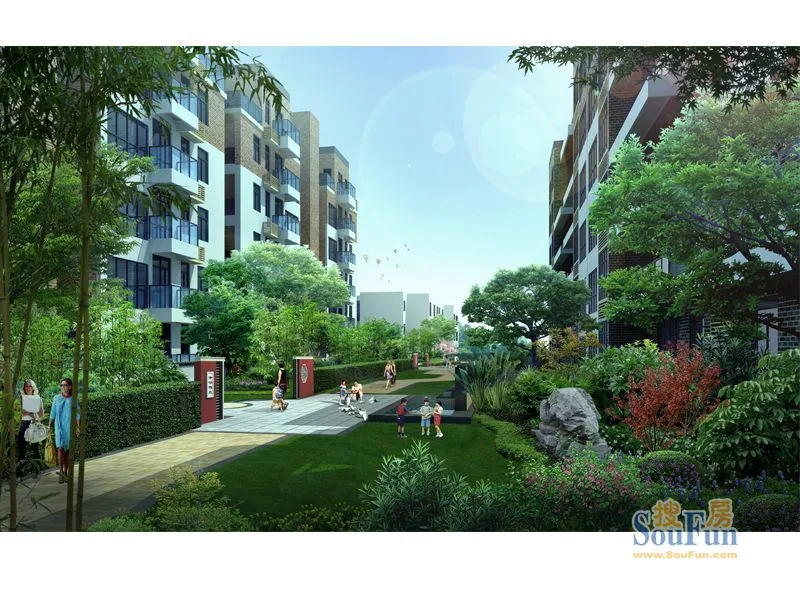 深圳领航城领翔园林实景