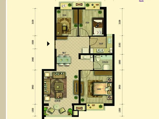北京中国铁建·原香漫谷户型介绍