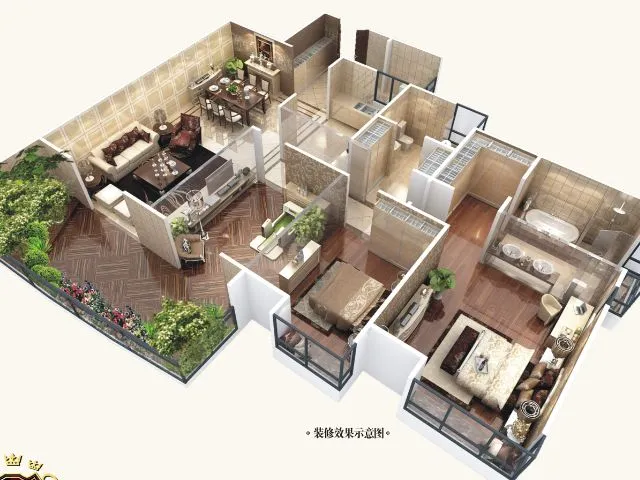 成都珠江御景湾户型介绍 