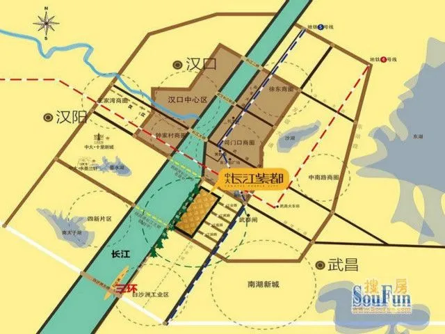 武汉中大长江紫都区域交通介绍