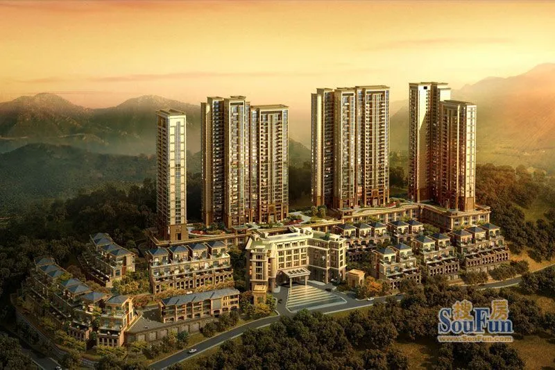 深圳半山道1号礼宾府园林实景