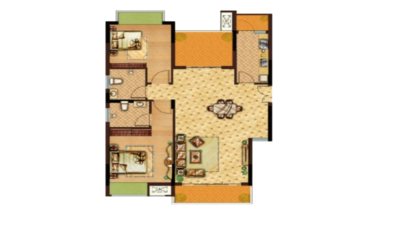重庆康田紫悦府 户型介绍