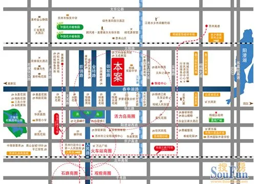 苏州悦邻中心项目区域交通介绍
