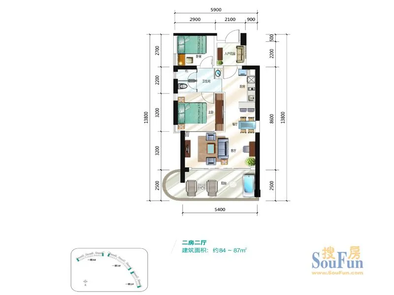 深圳莱蒙水榭湾户型介绍
