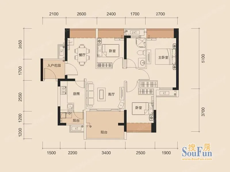 深圳安鸿峰景苑户型介绍