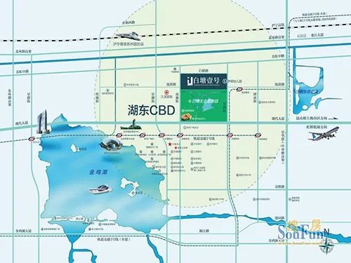 苏州白塘壹号项目区域交通介绍