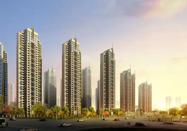 武汉中国铁建国际城园林实景介绍