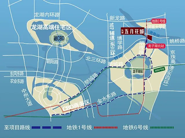 郑州永威五月花城区域交通介绍