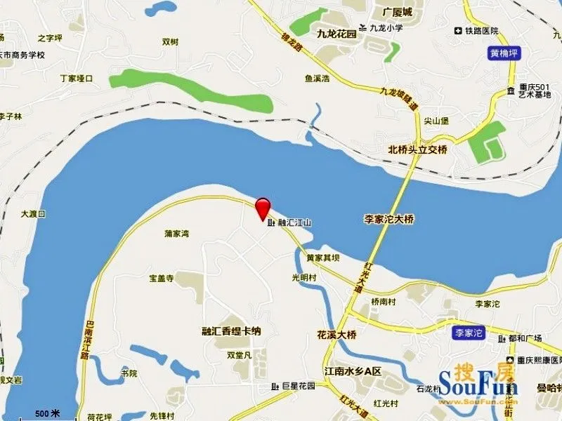 重庆融汇江山区域交通介绍