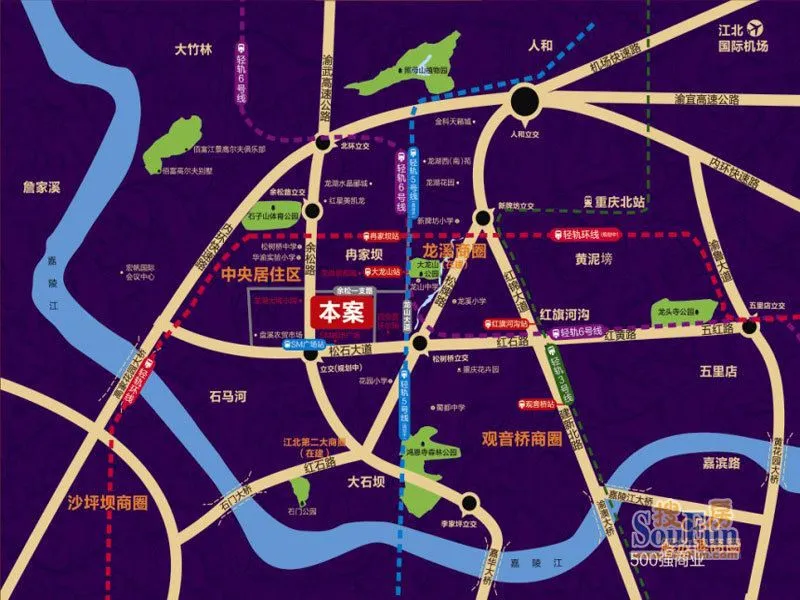 重庆安泰城市理想区域交通