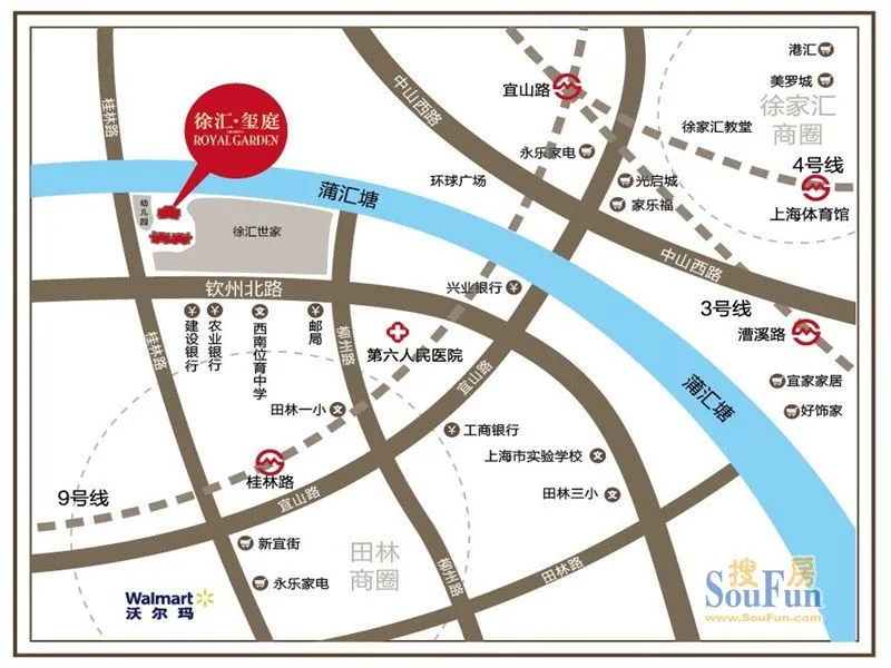上海徐汇玺庭区域交通介绍