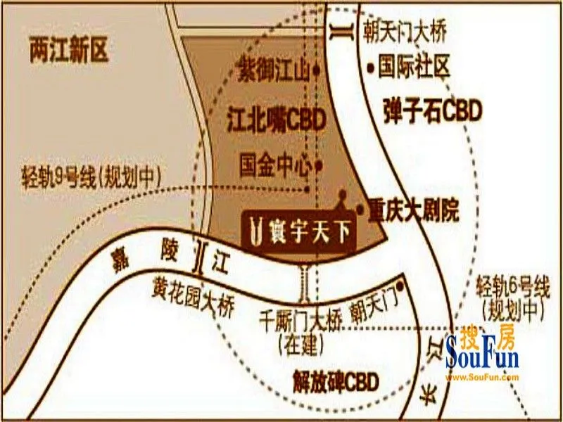 重庆寰宇天下区域交通介绍