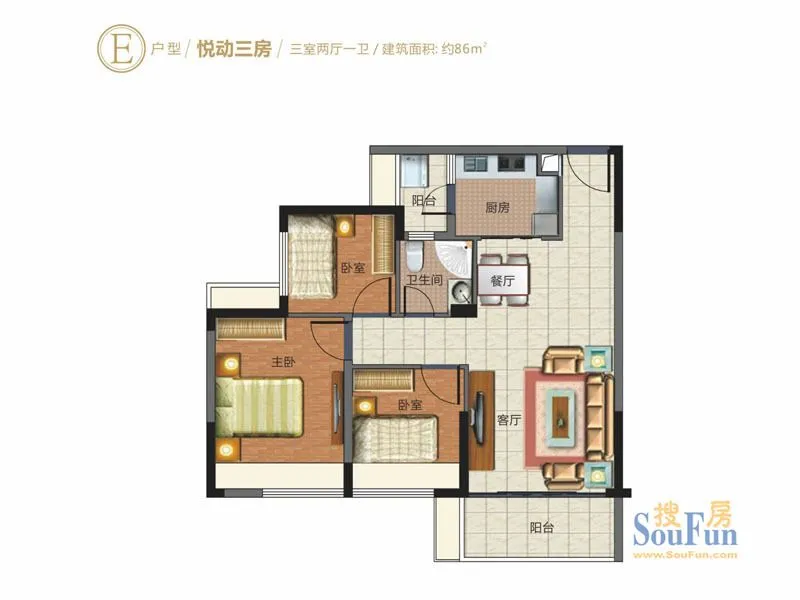 郑州华强城市广场户型介绍