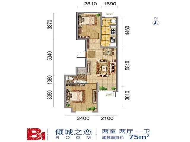 北京韩建青春誌户型介绍