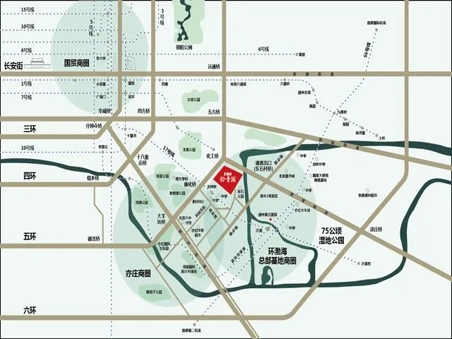 北京泰禾拾景园区域交通介绍