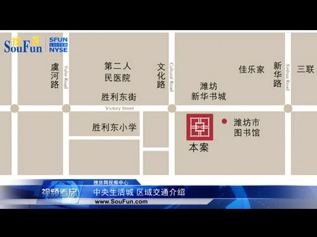 潍坊中央生活城区域交通介绍