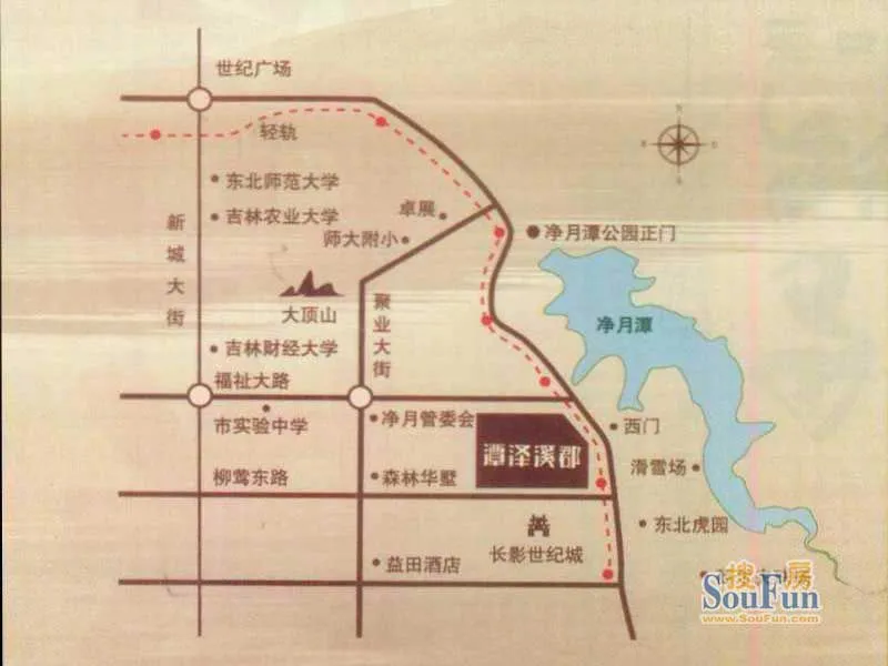 潭泽溪郡区域交通介绍