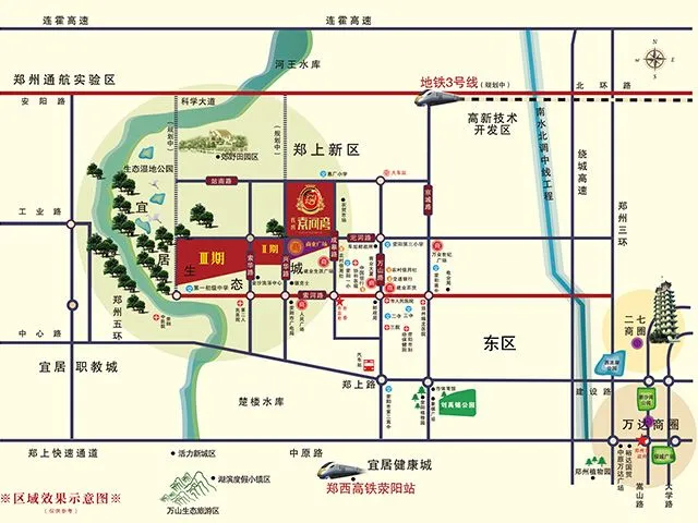 郑州农房索河湾区域交通介绍