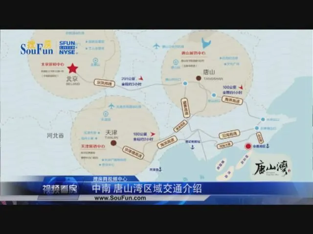 唐山中南唐山湾区域交通介绍