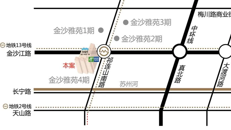 上海金沙雅苑区域交通介绍