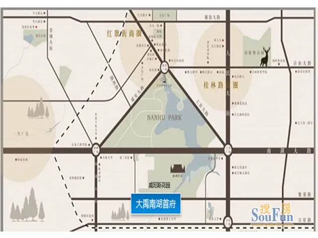 大禹南湖首府区域交通介绍