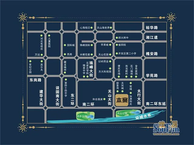 石家庄高新香江岸区位交通