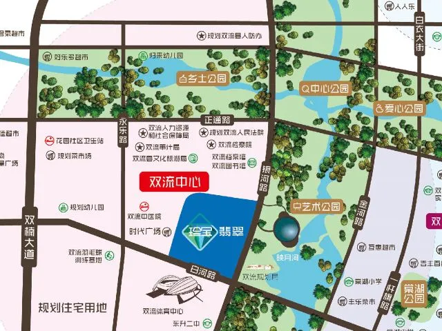 成都合能珍宝翡翠区域交通介绍