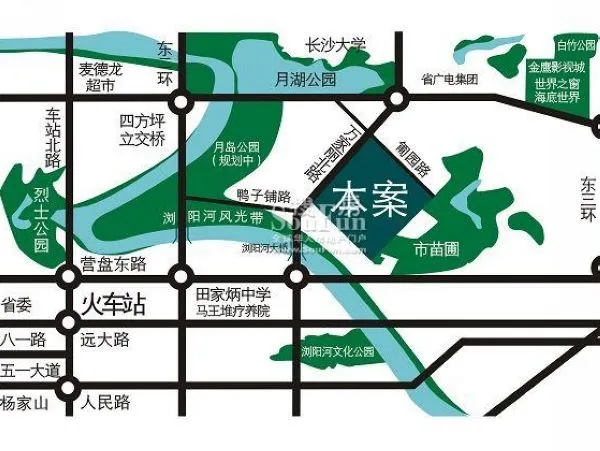 长沙威尔士春天区域交通介绍