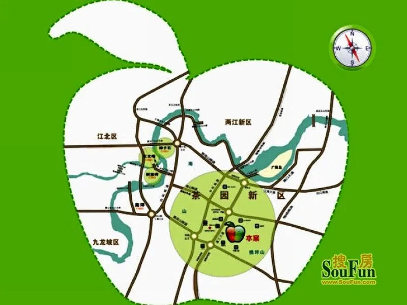 重庆幸福时光里区域交通介绍