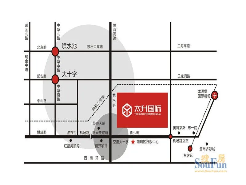 贵阳太升国区域交通介绍