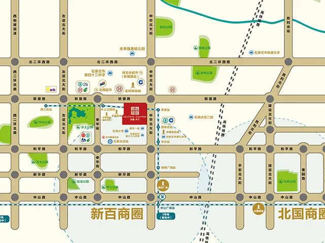 石家庄荣鼎天下区位交通