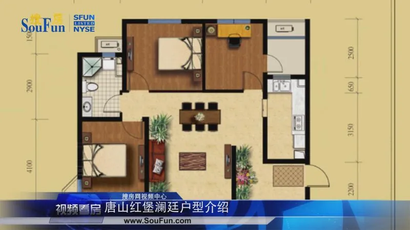 唐山红堡澜廷户型介绍