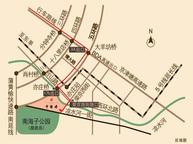 北京中信府区域交通介绍