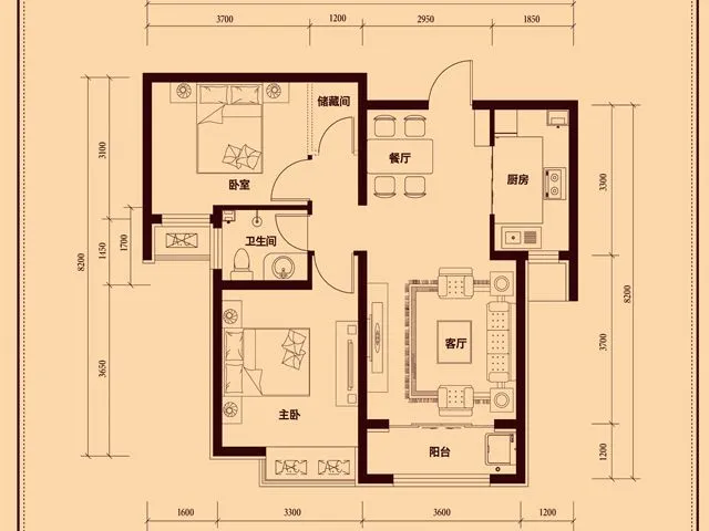 廊坊远景海德公园户型介绍