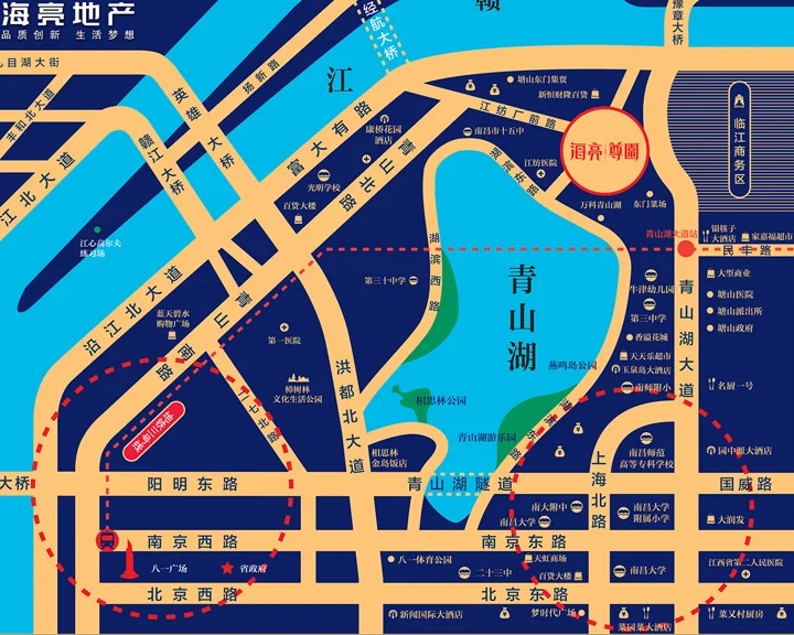 南昌海亮尊园区域交通介绍