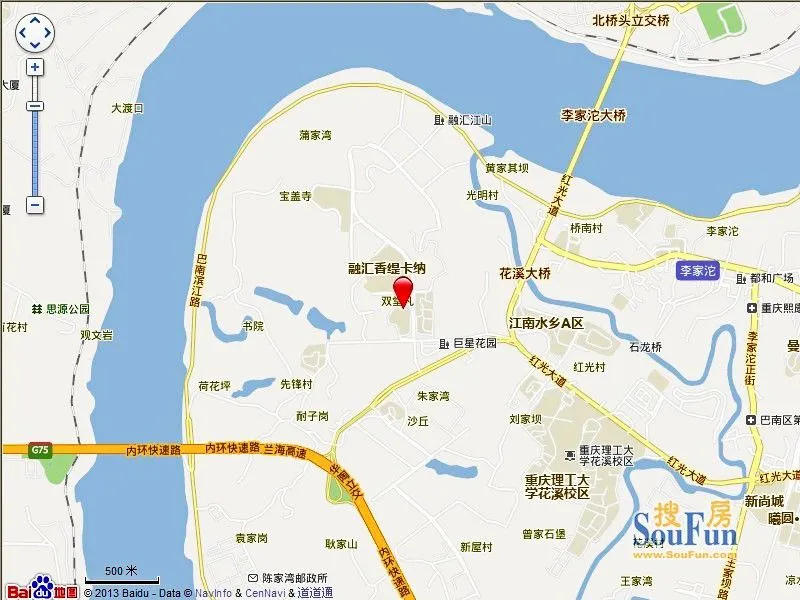 重庆融汇半岛玫瑰公馆区域交通介绍